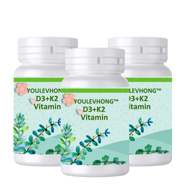 Buy cheap Daily Vitamin D3 K2 Dietary Supplement Capsules 60 Capsules For Bone Teeth Muscle STRONG Immune Health from wholesalers