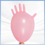 Convenient 9 Inches Pink Synthetic Nitrile Gloves 100 Pcs/ Box