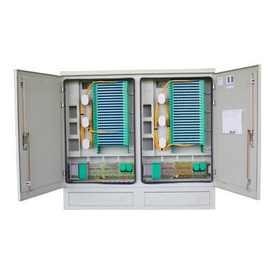 Buy cheap 576 Core Steel Double Door Outdoor Fiber Distribution Cabinet from wholesalers