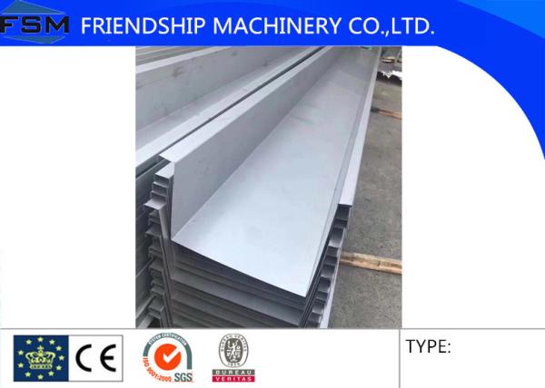 Galvanized / Aluminum Alloy / Stainless Steel Roof Gutter Bending For Building