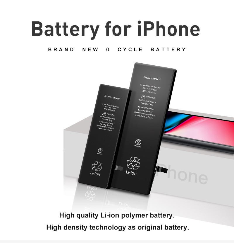 0 Cycle Apple Iphone Battery Replacement With CE / FCC / RoHS Certification