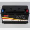 Buy cheap Long Lasting 12V 120AH Lifepo4 Battery Pack For Solar System Black Charge Current from wholesalers