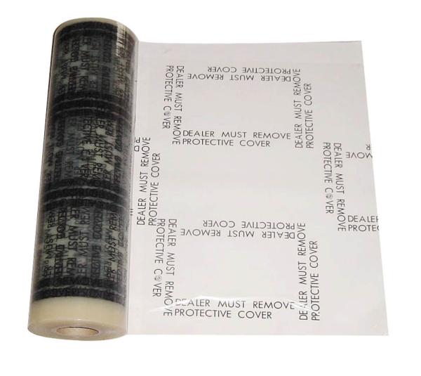 Buy cheap PE 4 Mil 24inch Auto Carpet Adhesive Protective Film Plasticover from wholesalers