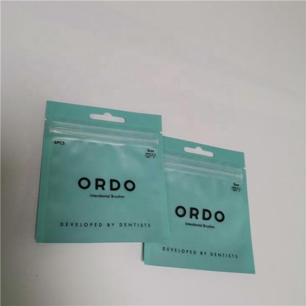Buy cheap Custom Printed Small Plastic Packaging Zipper Bag for makeup brush from wholesalers