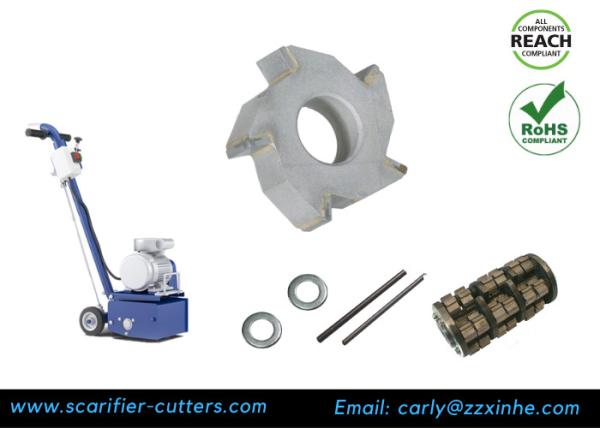 Buy cheap Concrete Scarifier Planer Grinder Drum Parts Blades Lamel Milling Drum Cage 42x11mm from wholesalers