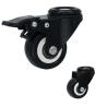 Buy cheap 2" Silent Wheel Black PVC Light Duty Casters Swivel Lock Bolt Hole Castors For Small Trolleys from wholesalers