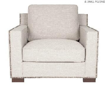 Buy cheap Hotel fabric lounge chair,single sofa 7155-1 from wholesalers