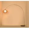 Buy cheap Chinese style floor lamp fishing lamp bamboo Art tea room floor light Zen standing lighting marble floor lamps from wholesalers