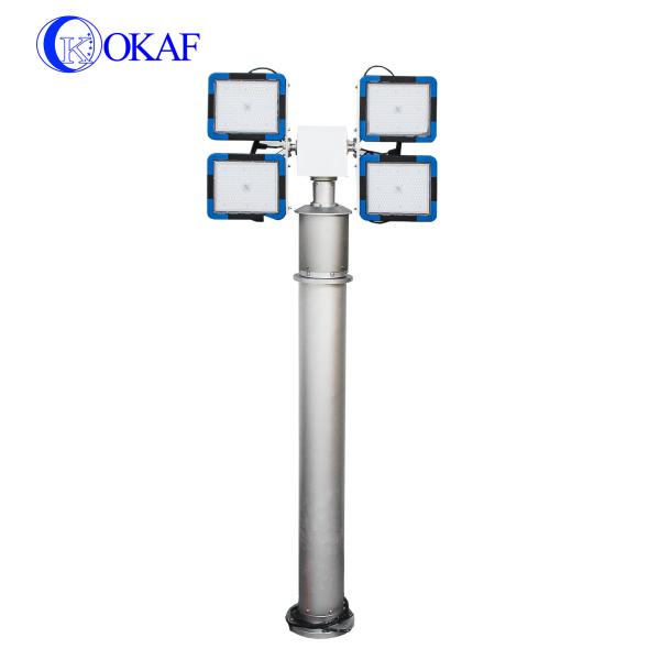 Buy cheap Aluminum Alloy Telescopic Mast Pole Emergency Mobile Lifting Light Ground / Truck Mount from wholesalers