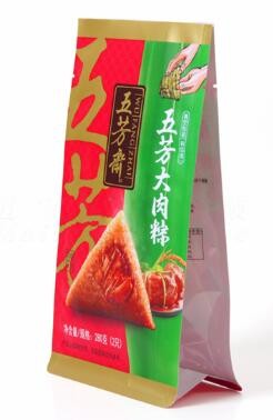 food grade aluminum foil flat bottom laminated Plastic Packaging Bags for dry food potato chips
