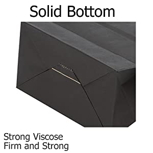 Black Kraft Paper Bags with Handle