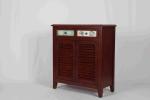 Buy cheap Walnut Office / Home Storage Cabinets With Doors Soild Wood L81*W38.5*H91CM from wholesalers