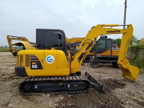 Buy cheap Pc 56 2550mm Used Mini Excavator Construction Digging Machine Komatsu Pc 56 from wholesalers