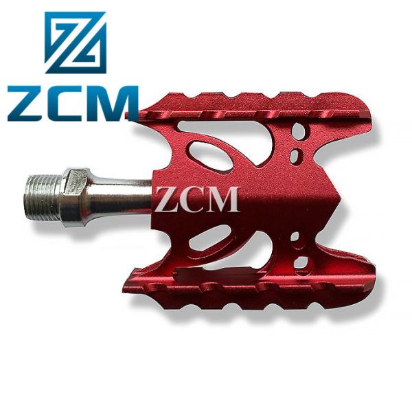 Buy cheap Ra 0.6 Finish Anodized Custom CNC Milling Machined Aluminum Motorcycle Pedal Parts from wholesalers
