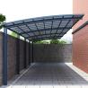 Buy cheap Aluminium Canopy Large Aluminum Profiles Black Outdoor Double Carports from wholesalers