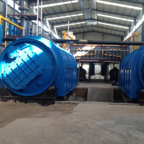 Buy cheap 12tons per day Waste Tire Rubber Plastic Pyrolysis Plant for Fuel Oil Energy Production from wholesalers