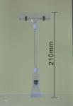 POP Clip Sign Holder PS / PC , Supermarket Display Plastic Shelf Clip