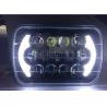 Buy cheap Jeep Wrangler 85w Cree 7 Inch Black Projector LED Headlights With DRL, High / Low beam from wholesalers