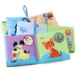 Montessori Toys Newborn Sensory Books Basic Life Skills Activity Books For 18