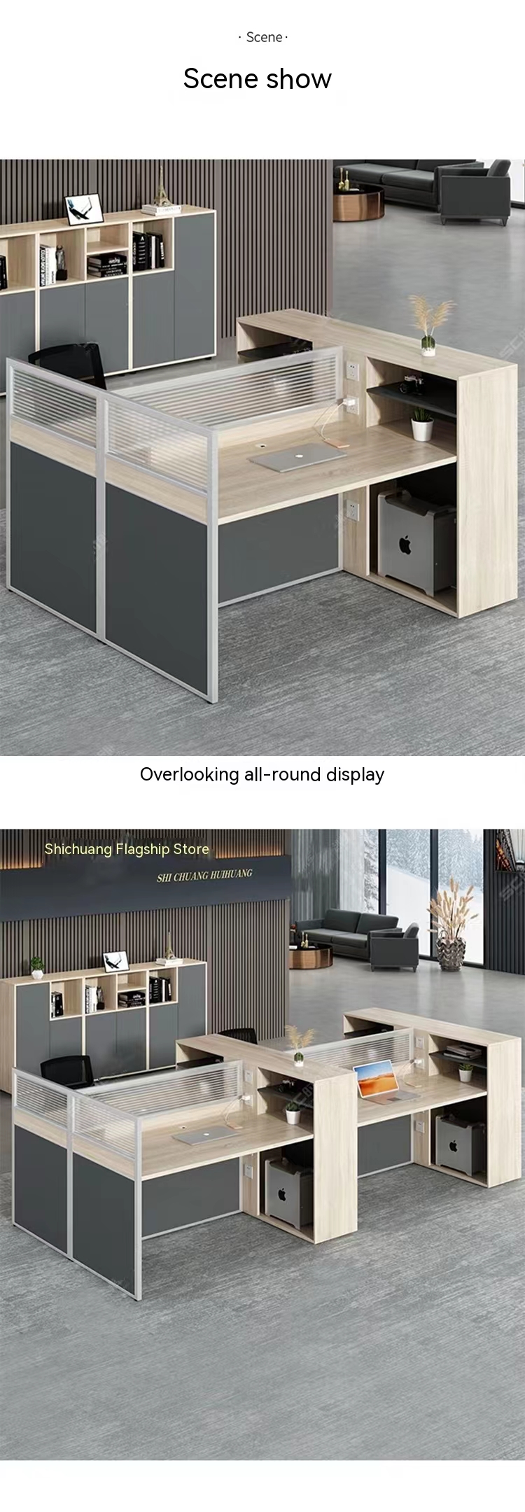 Mail Packing Independent Space Workstation Office Combination Partition Baffle for Work