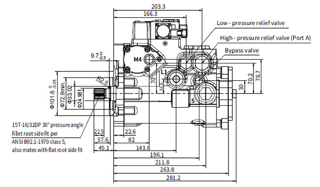Axial Piston Variable Displacement Axial Piston Pump Swash Plate Type High Speed