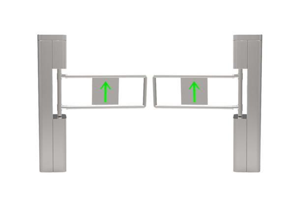 Buy cheap 800mm Arm SS304 RFID Face Recognition Swing Gate AC 220V from wholesalers