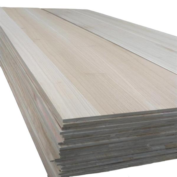 Solid Wood Finger Joint Board Sale Paulownia Board for Surfboard Design Style
