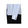 Buy cheap Modern Office Slim Long Sleeve Work Uniform Lady Blue White Striped Shirt from wholesalers