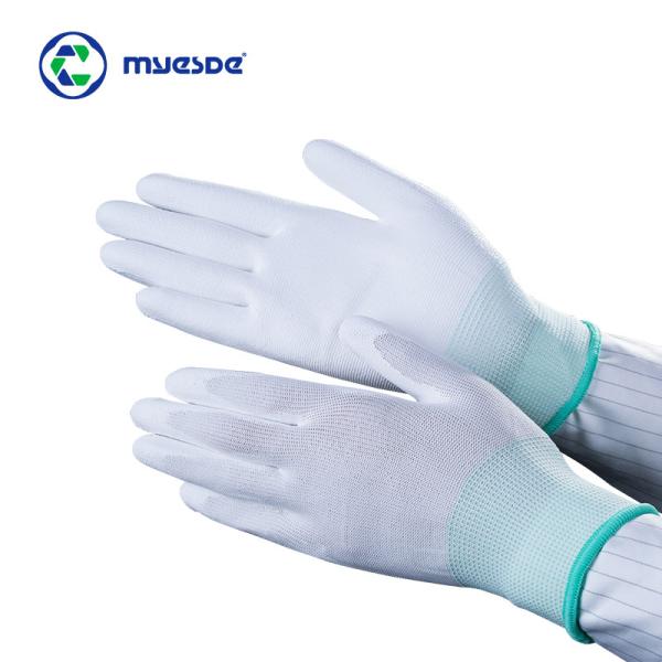 Buy cheap Antistatic Fabric Cleanroom Gloves ESD Knitted Work Gloves Cheap Price from wholesalers