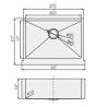 Buy cheap 29''X 21'' 18G Stainless Single Bowl Sink Commercial Grade Brushed Finish from wholesalers