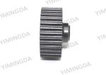 PN 61537000 Driven Pulley Assy Black CNC Processed for GT7250 Cutter Parts