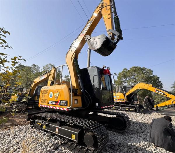 Buy cheap 0.12~0.32m³ Bucket capacity Orange Second-hand Good Condition Sany75C Excavator 7280Kg from wholesalers