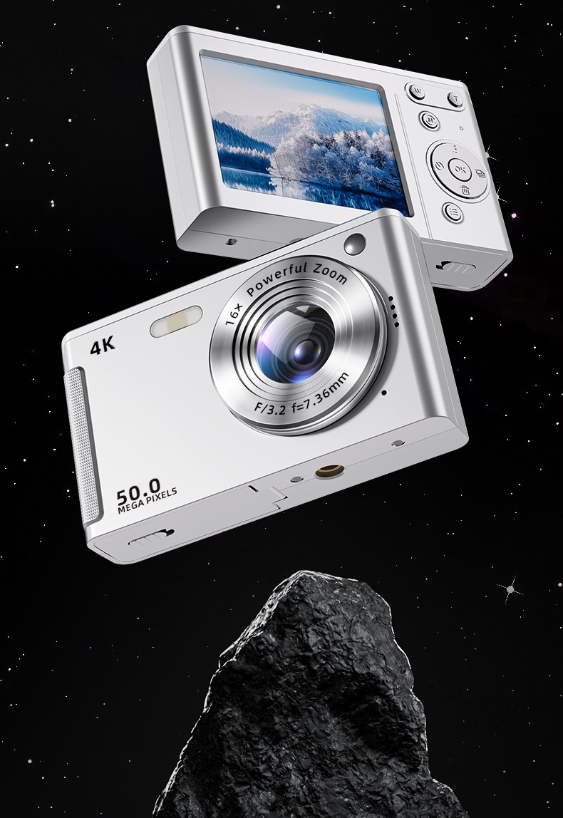 4K Photography Waterproof Digital Video Camera 32GB SD Card