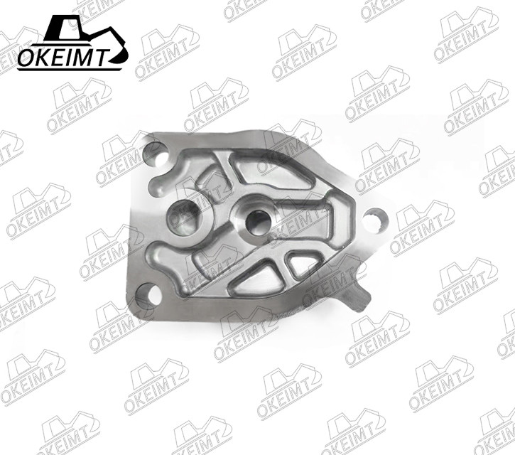 Aluminum Machinery Parts 4D84 Oil Filter Head For Excavator Engine