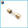 Buy cheap Car Audio Stereo System Amp Gold Nickel Plated Automotive Auto Tube Glass 5AG AGU Fuse 10x38mm from wholesalers