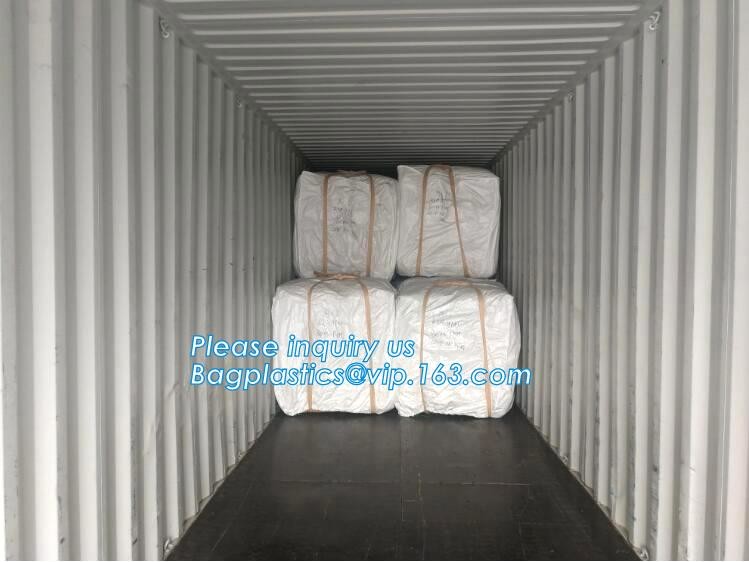 100% New Virgin Polypropylene PP Woven Big Bulk Bag Jumbo Bag FIBC For Packing Sand 1 Ton 1.5 Ton 2 Ton Made In package
