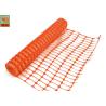 Buy cheap Strong Orange Plastic Construction Fence , Warning Barrier Fence PE Material from wholesalers
