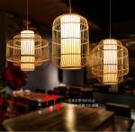 Chinese pendant lamps bamboo art Japanese tatami homestay Hotel Garden Bamboo