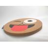 Buy cheap 12 Inch Round Cork Wall Clock Battery Operated Decorative Corkboard from wholesalers