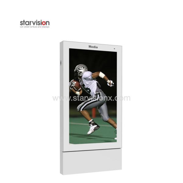 Buy cheap 4K Digital Signage Displays Aluminum Enclosure Floor Stand LCD Advertising Kiosk from wholesalers