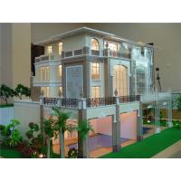 Buy cheap Internal Light Villa House 3D Model 10CM Wood Base Plate 1 / 30 Scale product