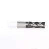 Buy cheap 1/2" 1/4 Inch 4 Flute Solid Carbide End Mill Cutter Square End Mill Bits AlTiN Coating from wholesalers