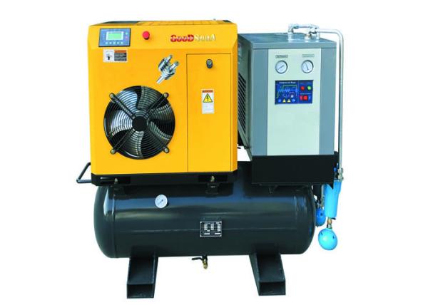 Buy cheap Electric AC Power 15hp Combined Screw Air Compressor Moveable from wholesalers