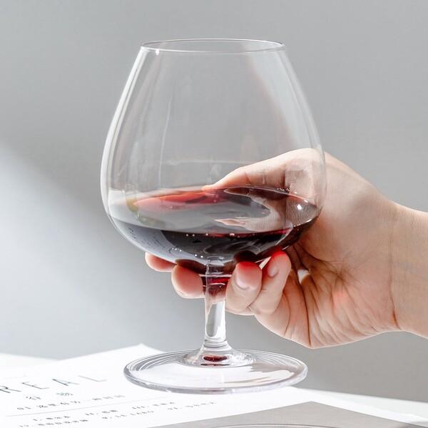 Buy cheap 16 Ounces Crystal Cognac Glasses Lead Free Hand Blown Brandy Snifter Glasses from wholesalers