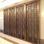 Hotel Stainless Steel Partition Decorative Indoor Screen Dividers For Living