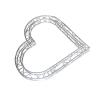 Buy cheap Heart Shaped Stage Lighting Truss Systems Aluminum Alloy 6082-T6 5.30 KG - 21.3 KG from wholesalers