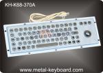 IP65 Explosion Proof Keyboard , Metal Industrial Keyboard With Trackball
