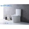 Buy cheap White Ceramic Wc Single Piece Toilet 655*395*770 mm Size Nano glazing OEM from wholesalers