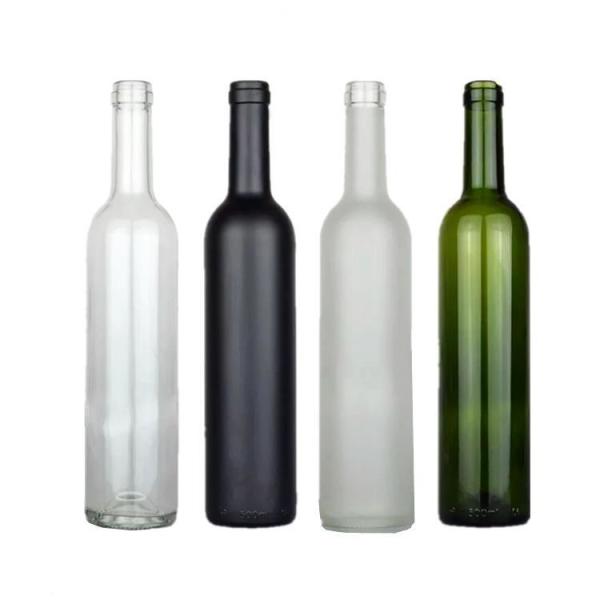 Super Flint Glass Base Material 1500 Ml French Green Magnum Wine Bottle for