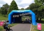 Customized 7*5m Blue Inflatable Tunnel Tent for Sport Games or Event